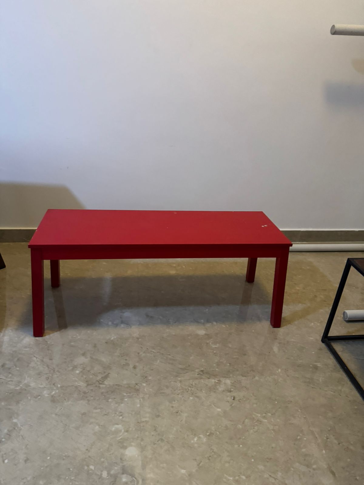 Red Coffee Table - 105x38x42 cm! Only OMR 10!