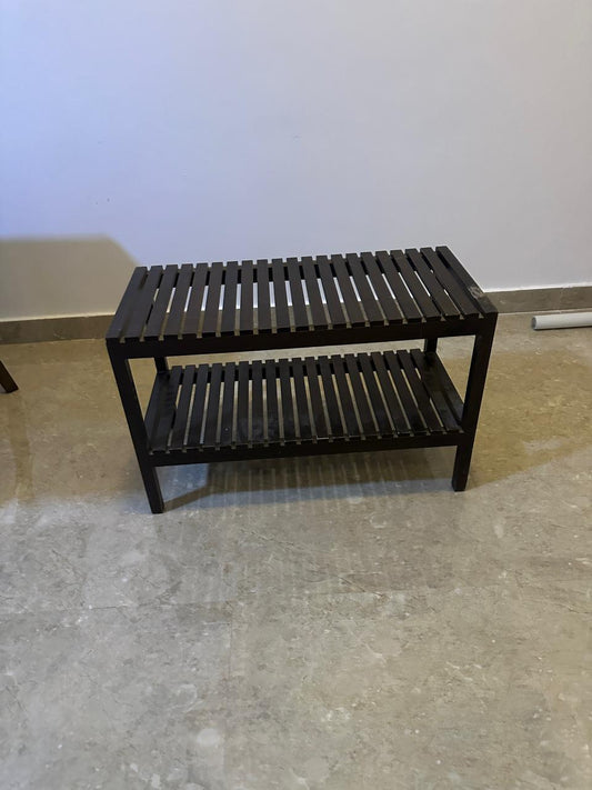 Black Shoe Rack - 80x37x45 cm! Only OMR 7!