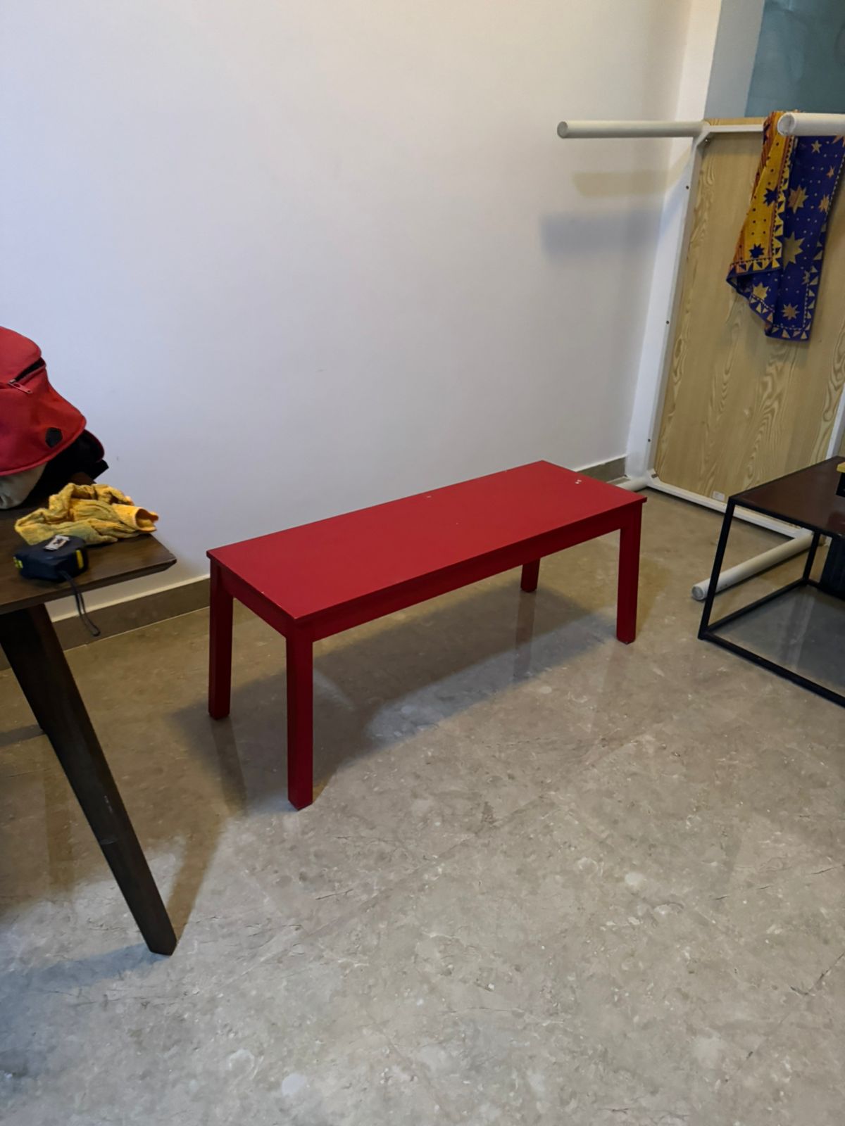 Red Coffee Table - 105x38x42 cm! Only OMR 10!